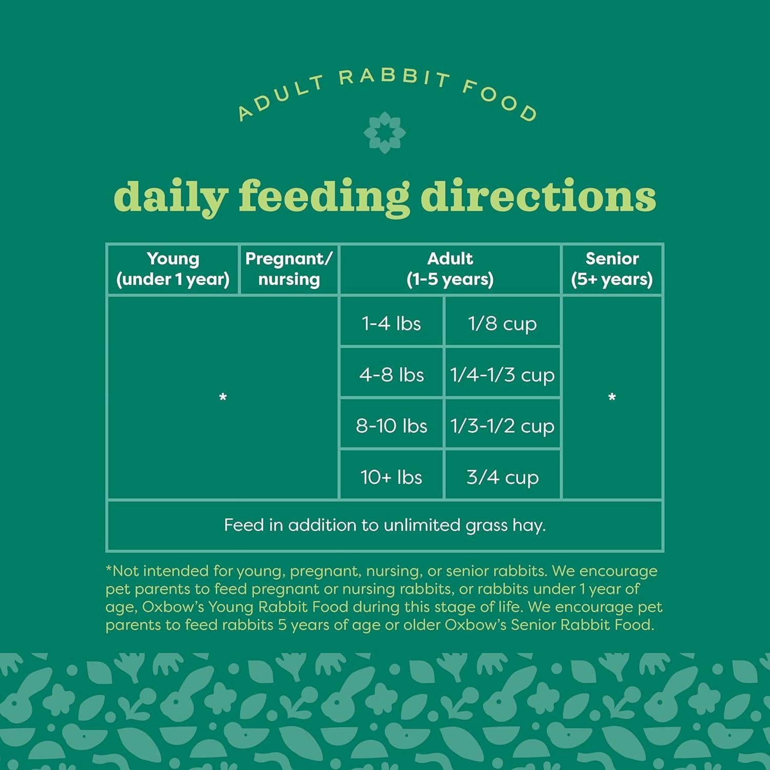 Comida para Conejos Oxbow Essentials Adulto 2.27 kg Heno Timothy
