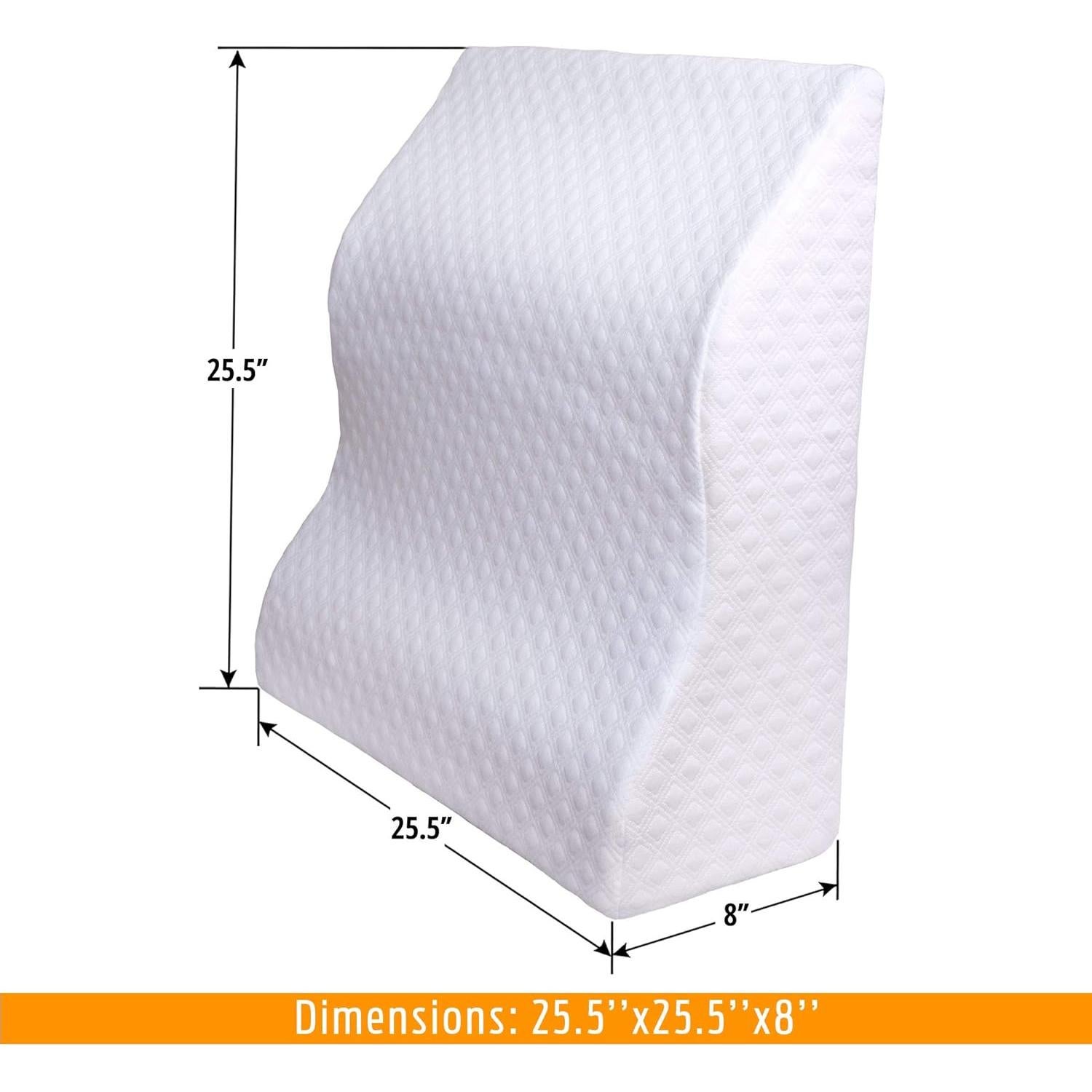 Cojín Wedge Aeris Blanco de Espuma Viscoelástica 63.5x63.5cm