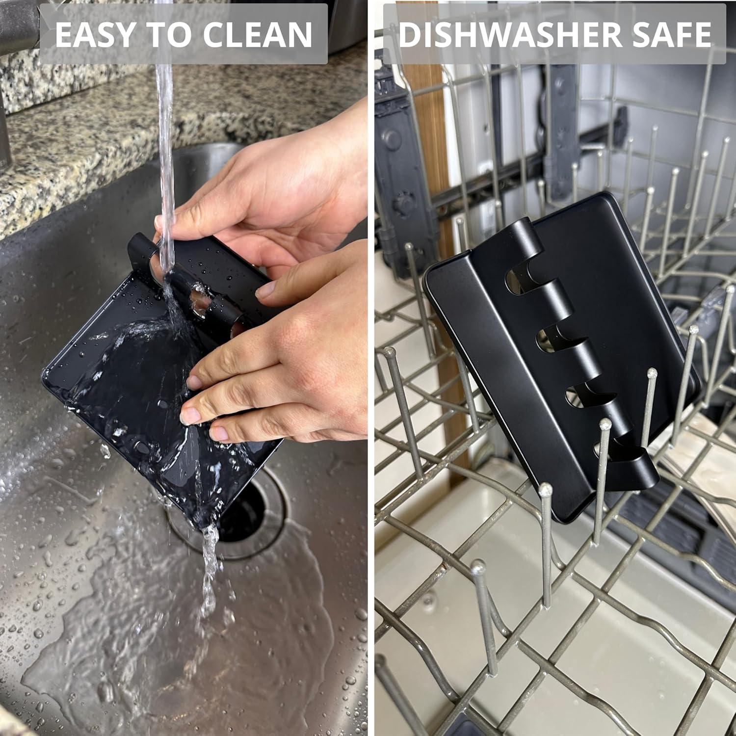 Reposapucheros de Acero Inoxidable W. Innovation Negro 12.7cm