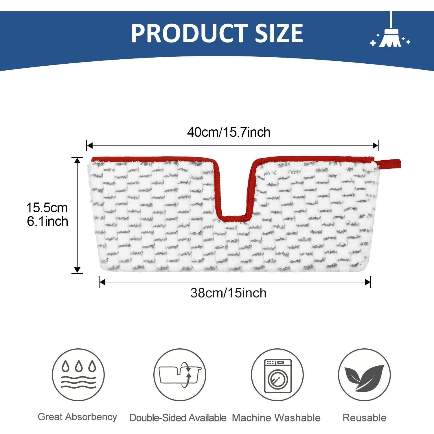 Paños de Mopa de Microfibra GFRED para Ocedar ProMist MAX - 3 Paquetes