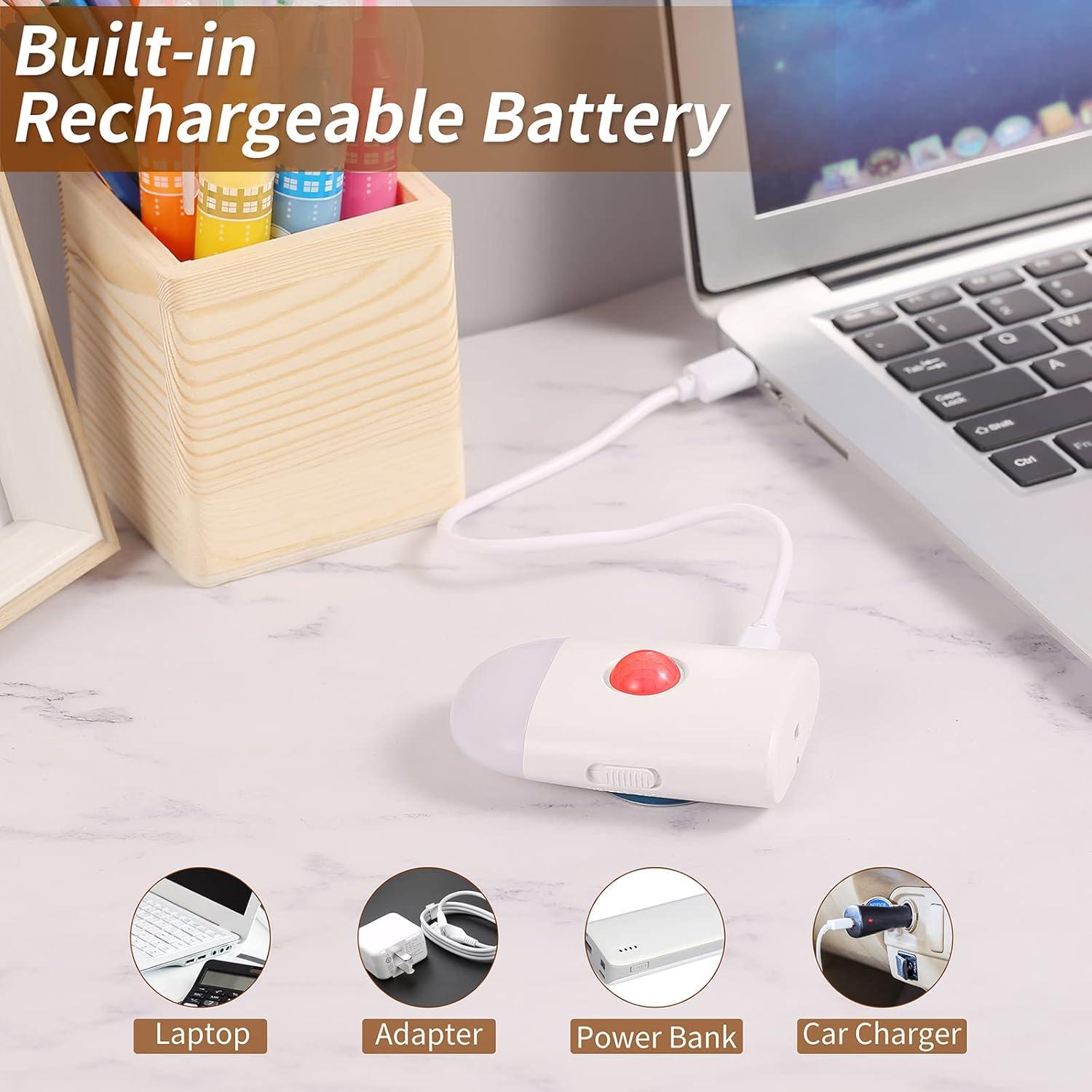 Luz Nocturna LED Rengmot con Sensor de Movimiento y Brillo Ajustable