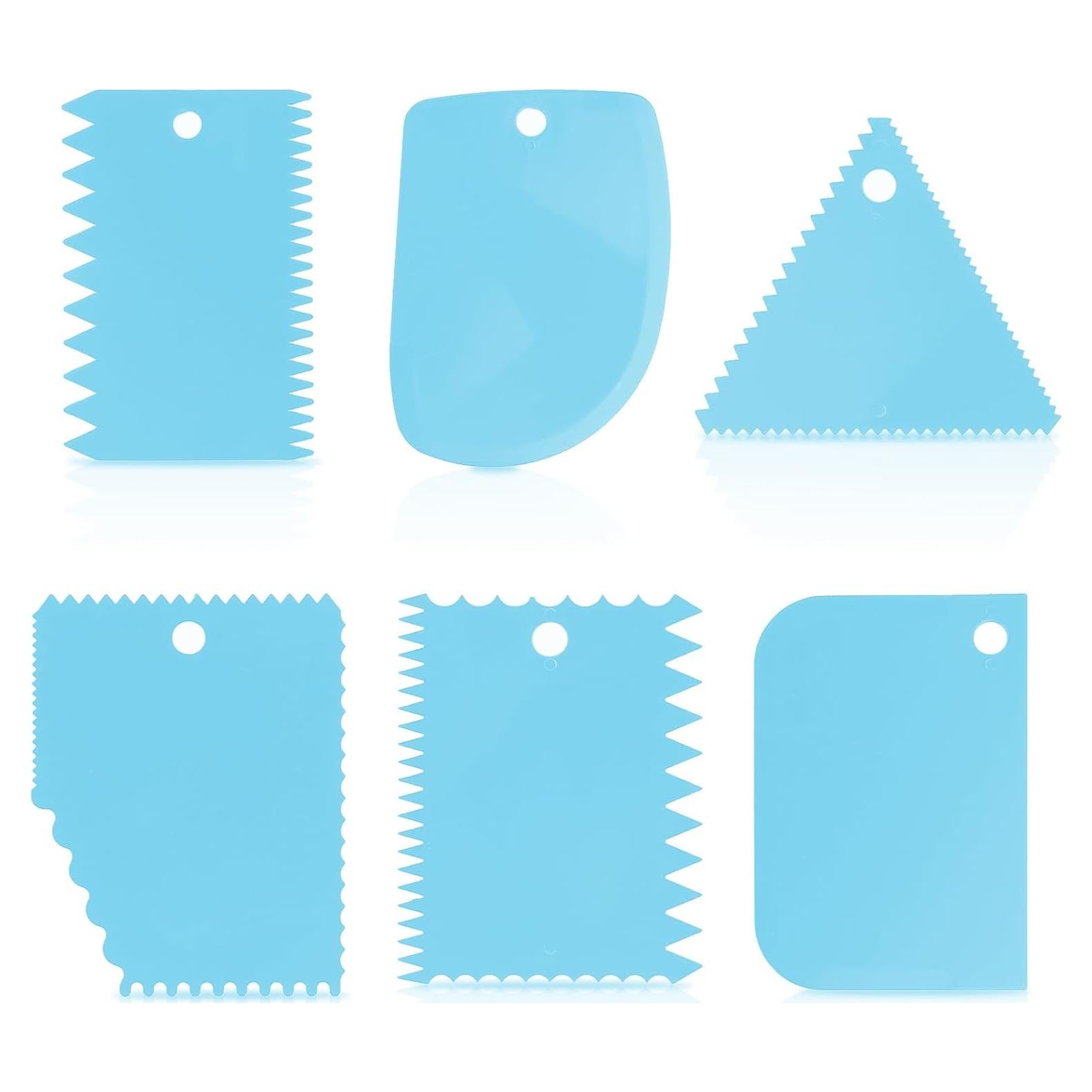 Set de 6 Raspadores de Arcilla Plástico Cobee - Herramientas Cerámica