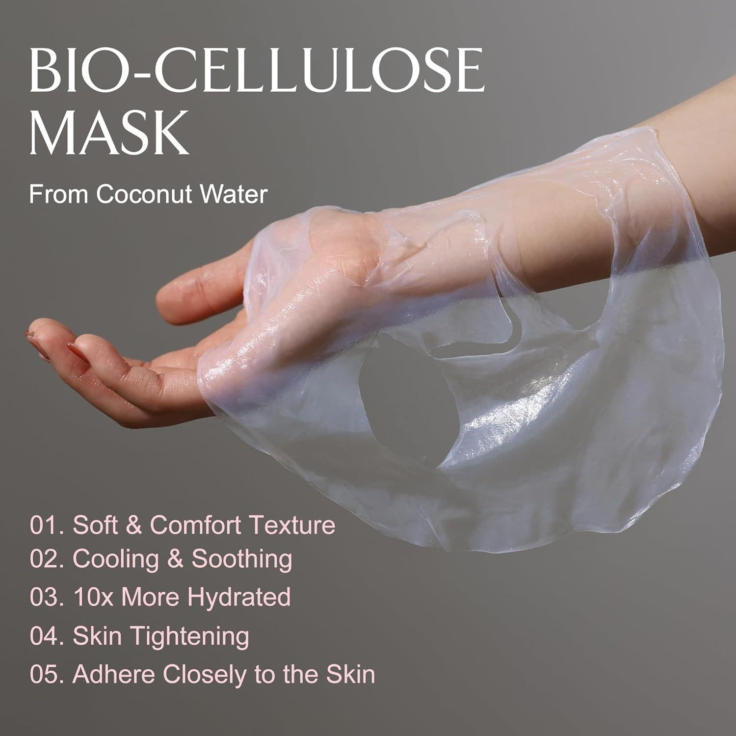 Mascarilla Facial de Gel de Coco LA MUSE - Hidratación y Lifting