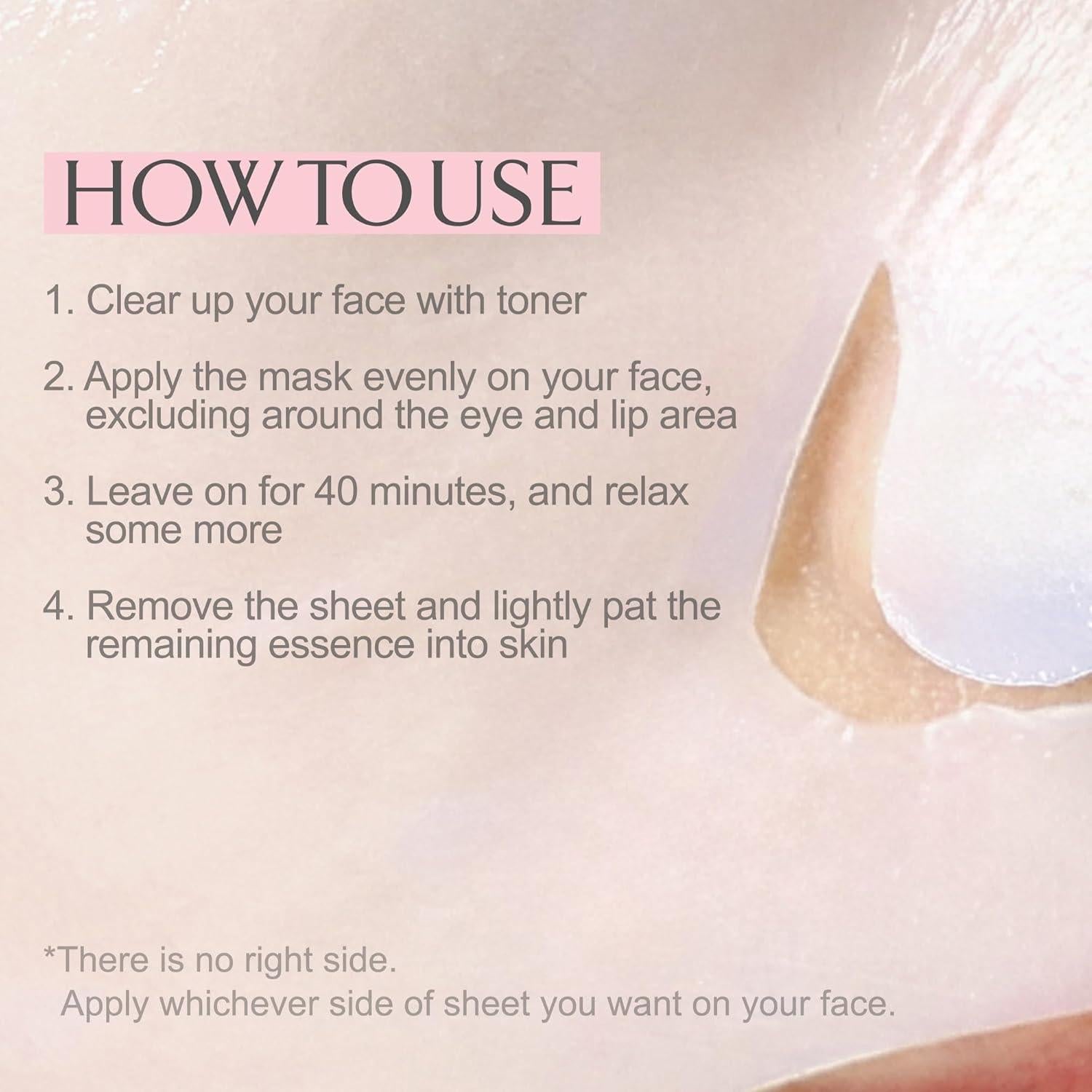 Mascarilla Facial de Gel de Coco LA MUSE - Hidratación y Lifting