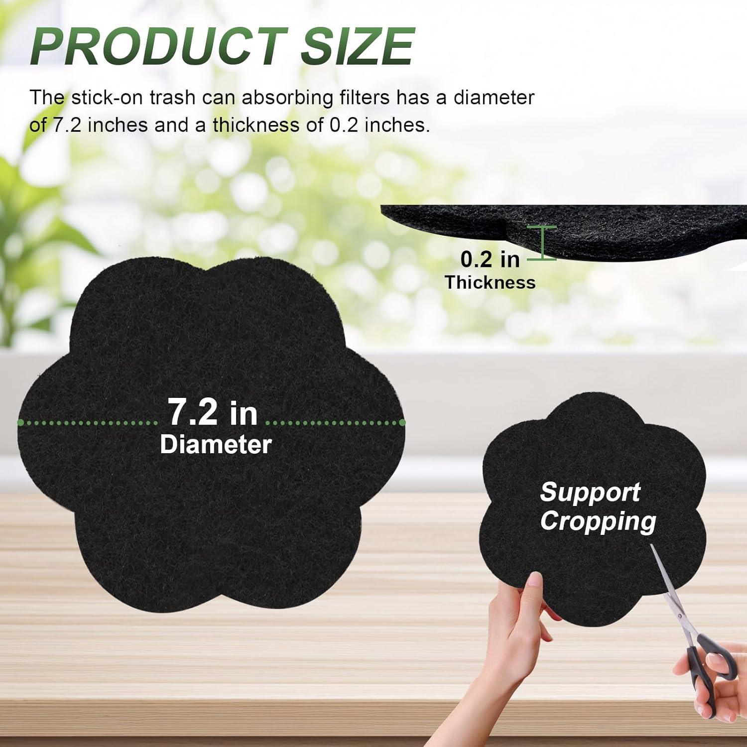 Filtros de Carbón Activado ENLOY 18.3 cm Paquete de 12