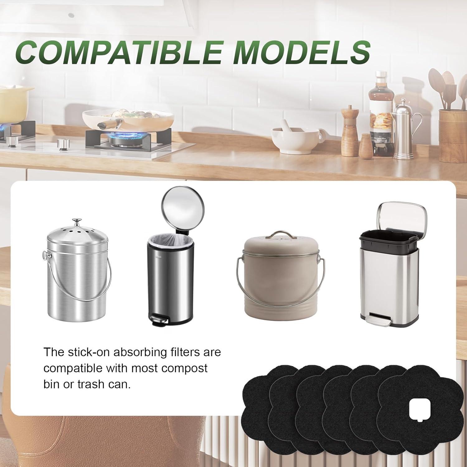 Filtros de Carbón Activado ENLOY 18.3 cm Paquete de 12