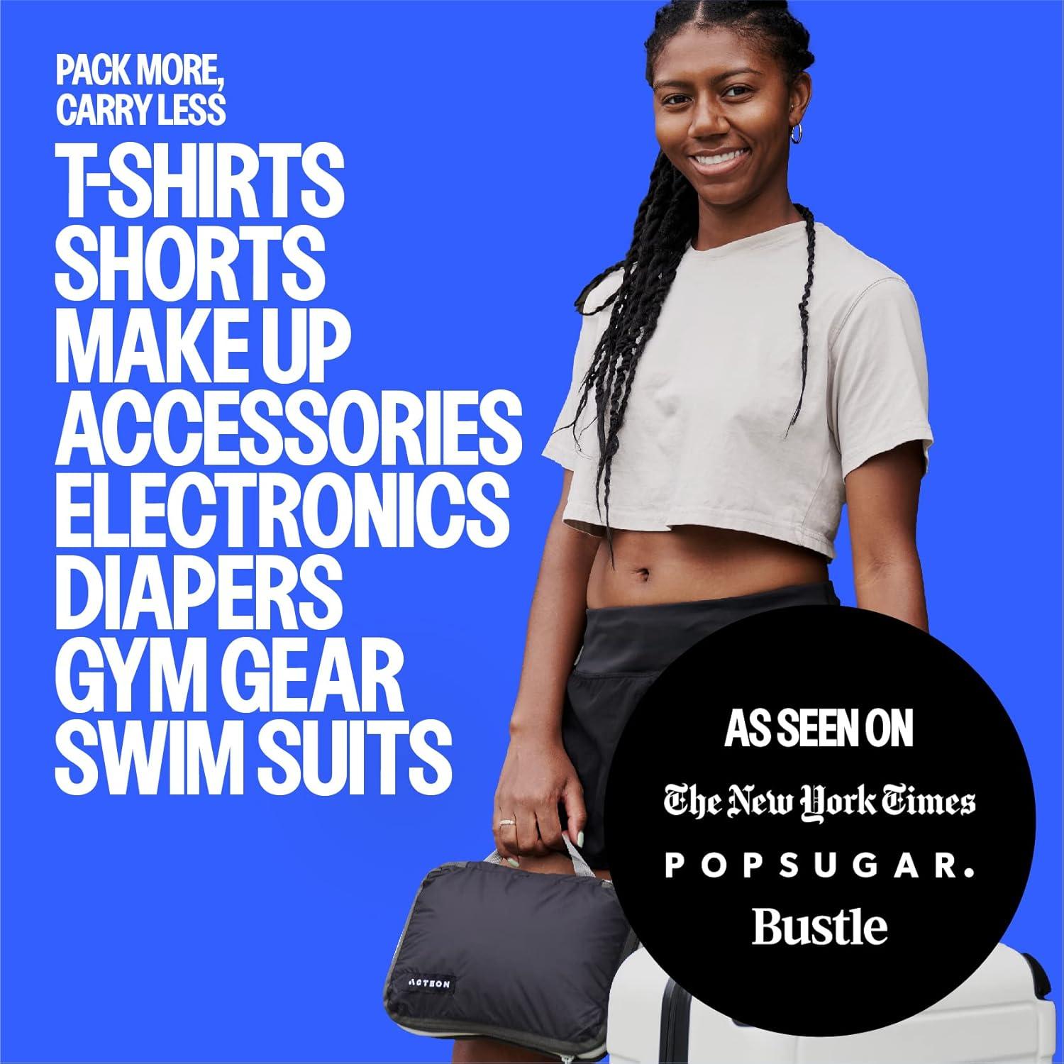 Cubos de Empaque Acteon - 2 Paquete Grande y Pequeño