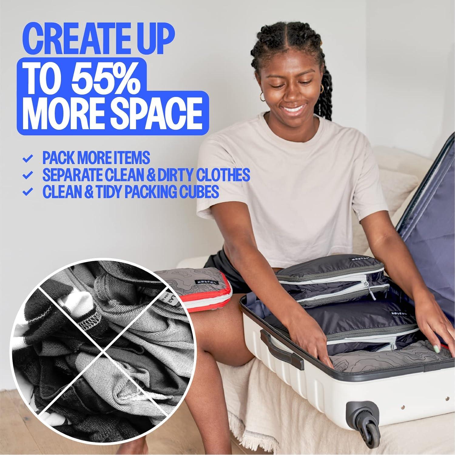 Cubos de Empaque Acteon - 2 Paquete Grande y Pequeño