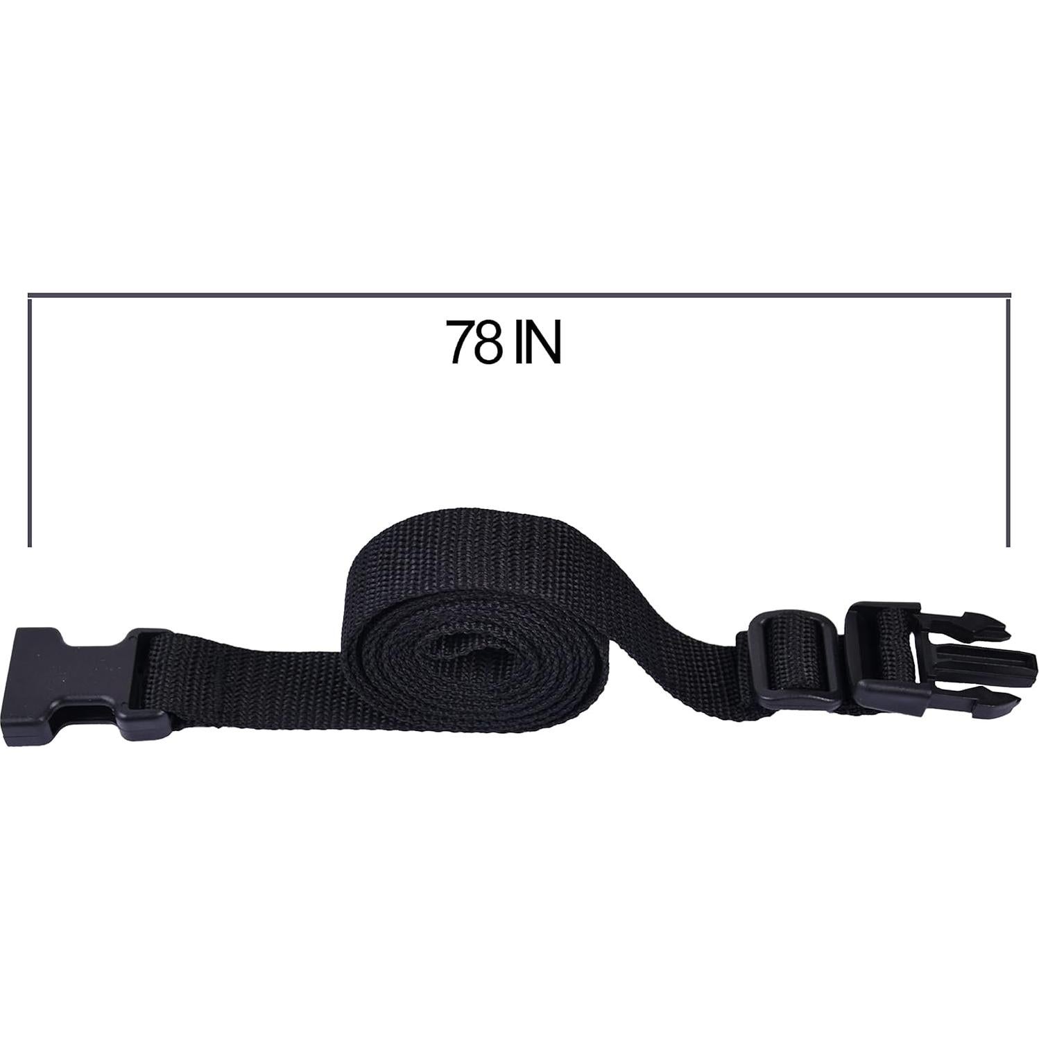 Correas de Nylon Zazzy 198 cm x 2.5 cm Ajustables 2 Pcs