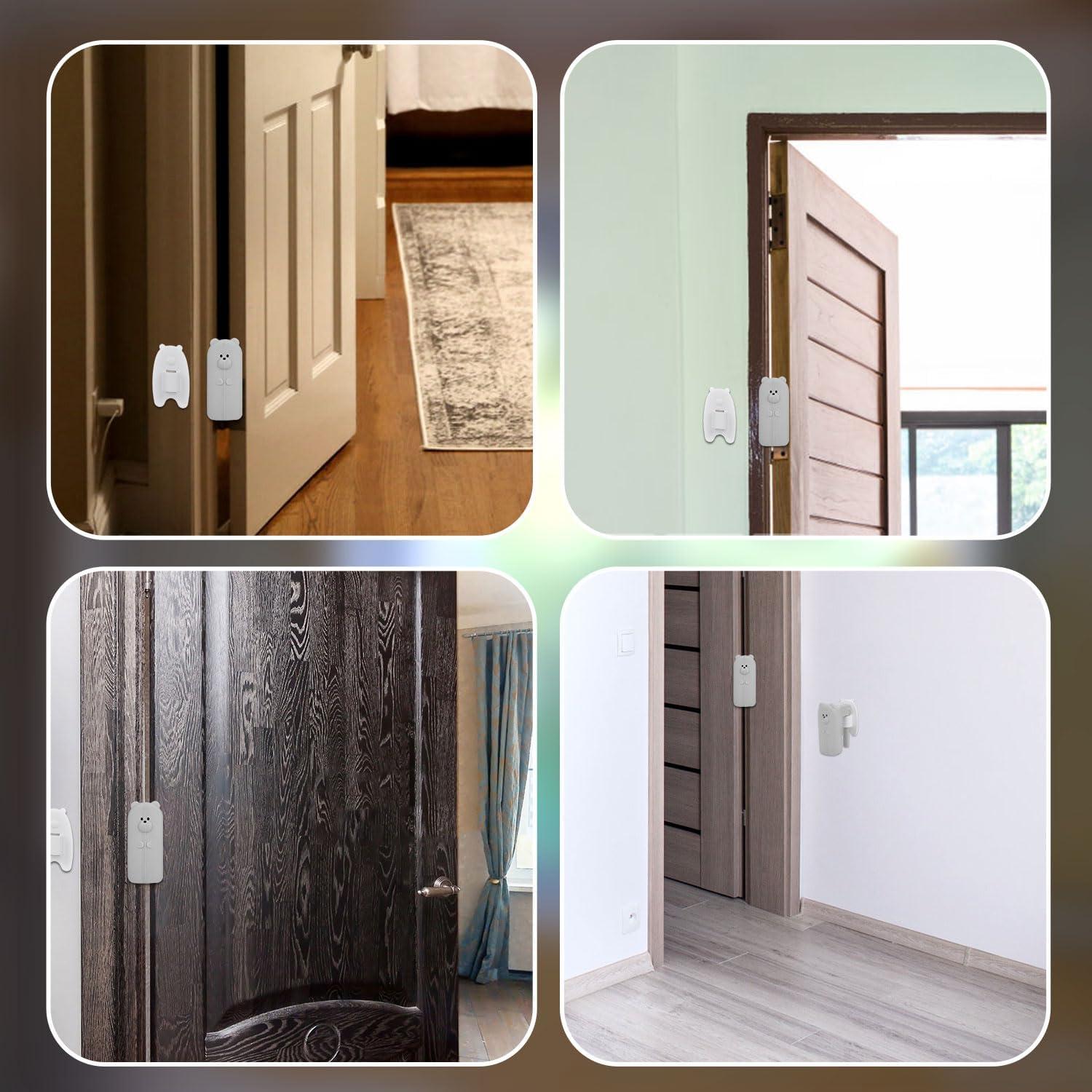 2 Protectores de Puerta para Bebés BOXOB Silicona Gris