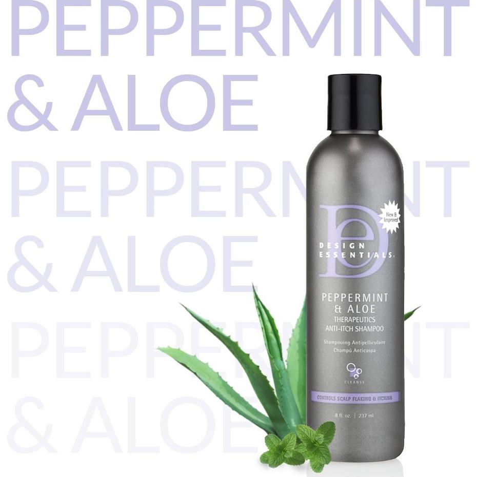 Champú Terapéutico Design Essentials Menta y Aloe 226.8 g