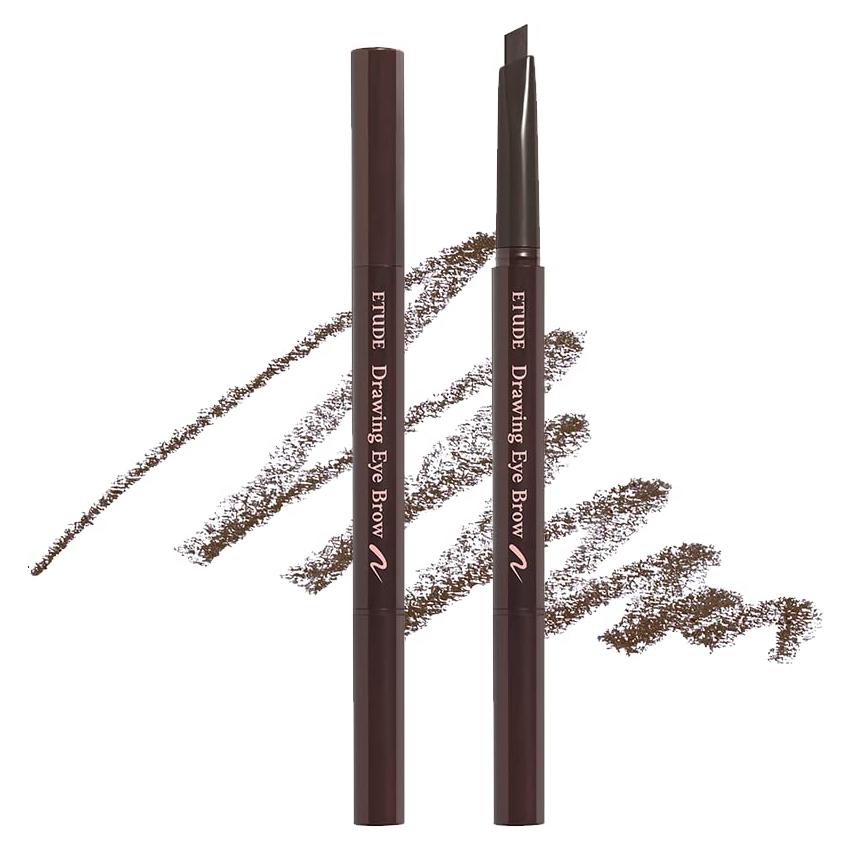 Lápiz de Ceja ETUDE Marrón Oscuro 0.01 Onzas Larga Duración
