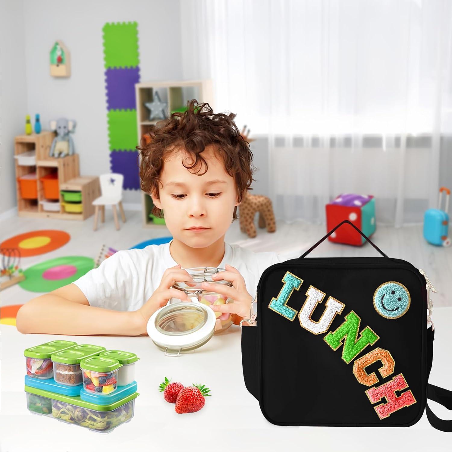 Bolsa de Almuerzo Aislada Dark Swan Negra con Correa Ajustable