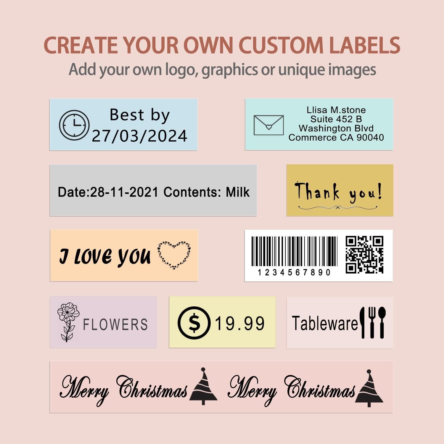 Cinta de Etiquetas RUNSEW 15mm x 4m Amarillo Almendra - 2 Rollos