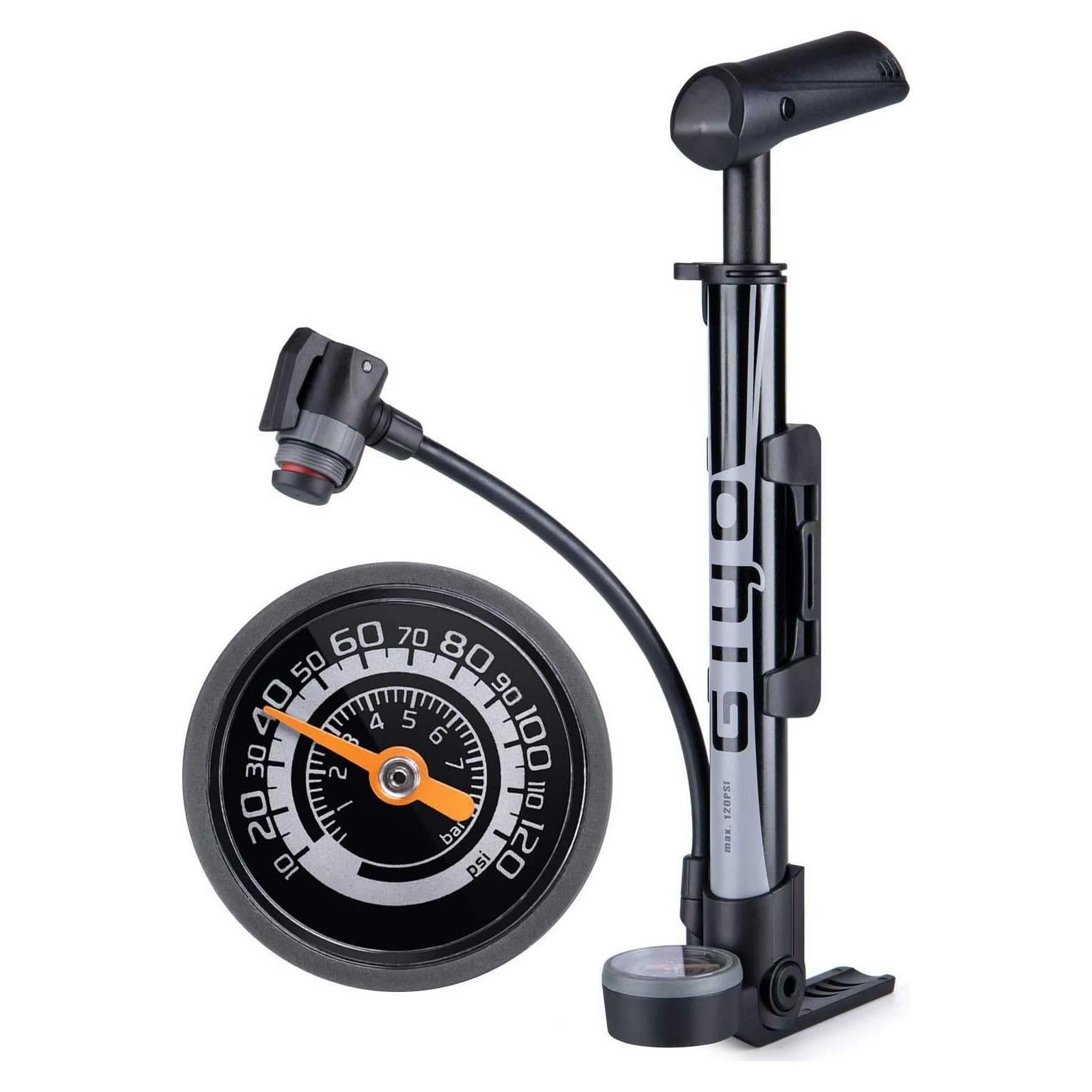 Mini Bomba de Bicicleta CXWXC con Manómetro 120 PSI - Portátil