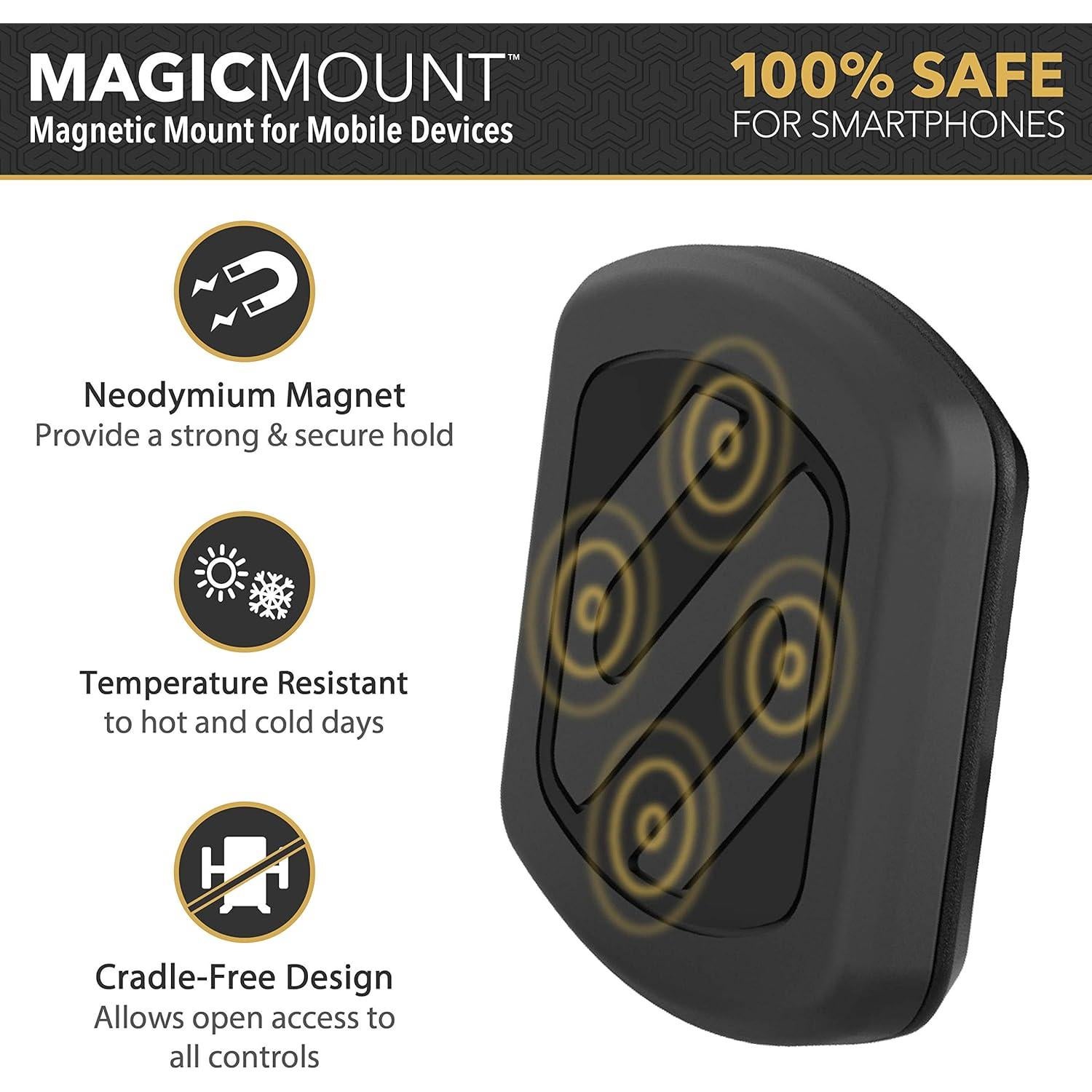 Soporte Magnético Universal Scosche MAG12V con Cargador USB