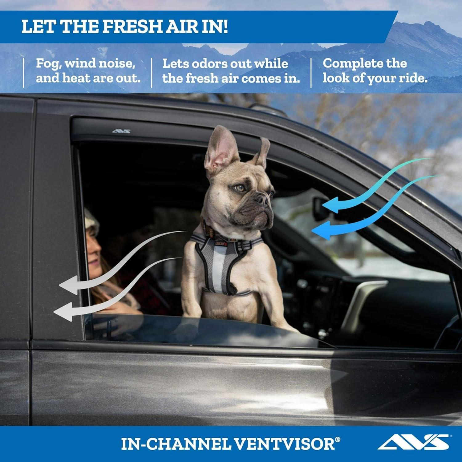 Deflectores de Lluvia Auto Ventshade para Toyota Tacoma 2016-2023