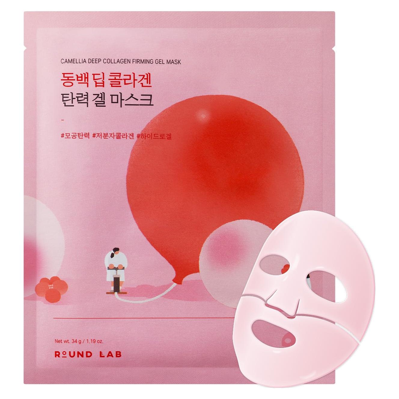 Mascarilla Hidrogel Colágeno Round Lab 34g Piel Sensible