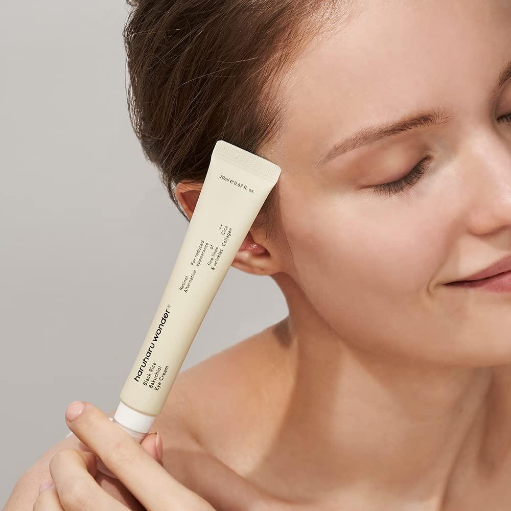 Crema para Ojos Haruharu Wonder Arroz Negro 20ml Antienvejecimiento