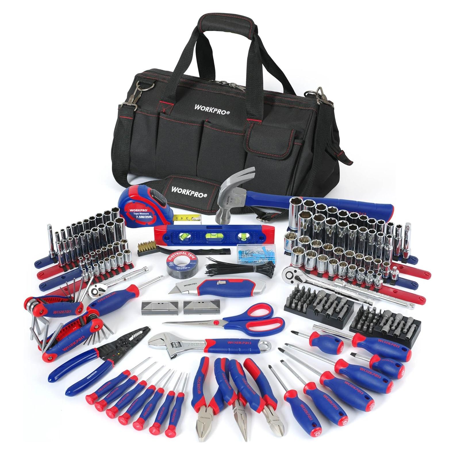 Kit de Herramientas WORKPRO 322 Piezas para el Hogar