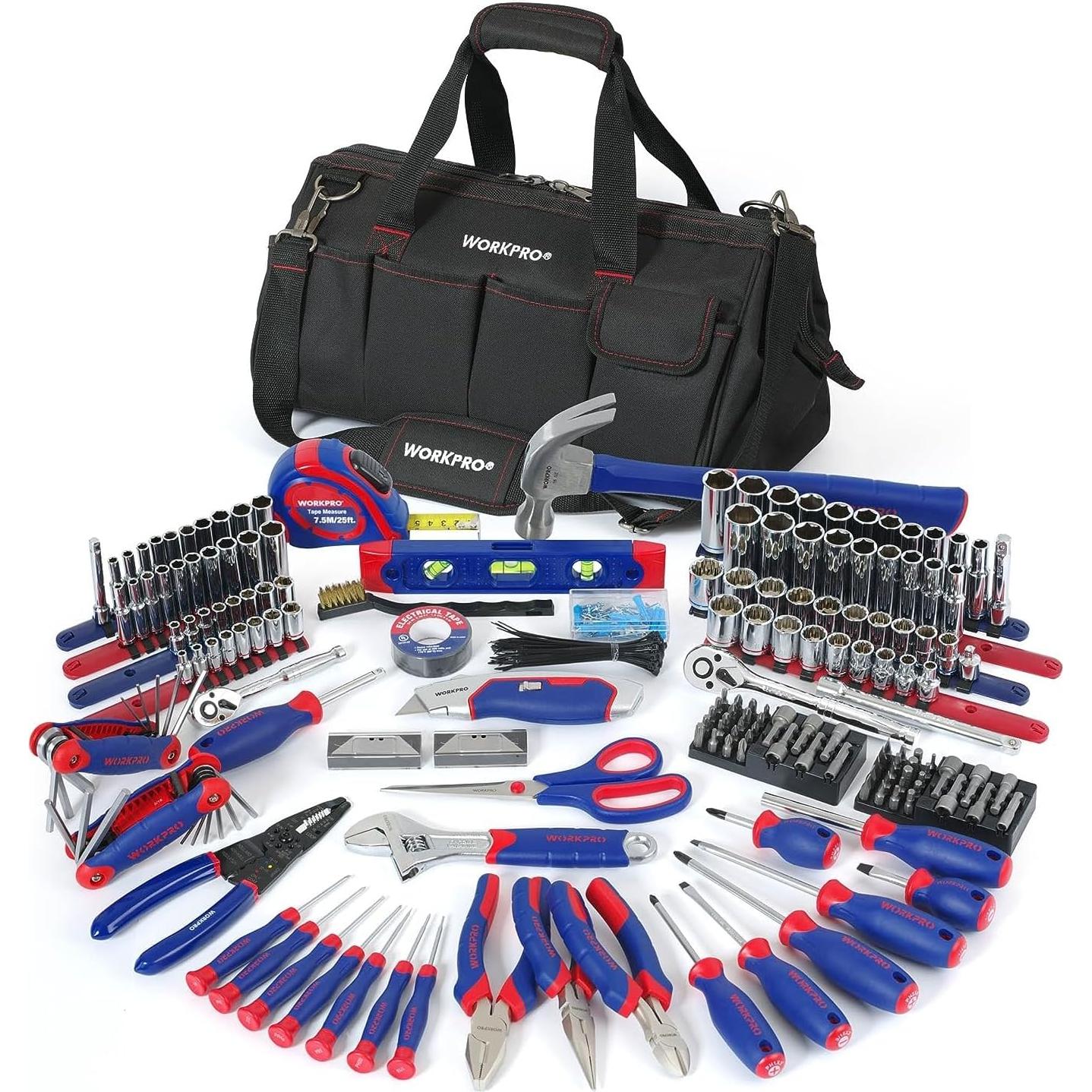 Kit de Herramientas WORKPRO 322 Piezas para el Hogar