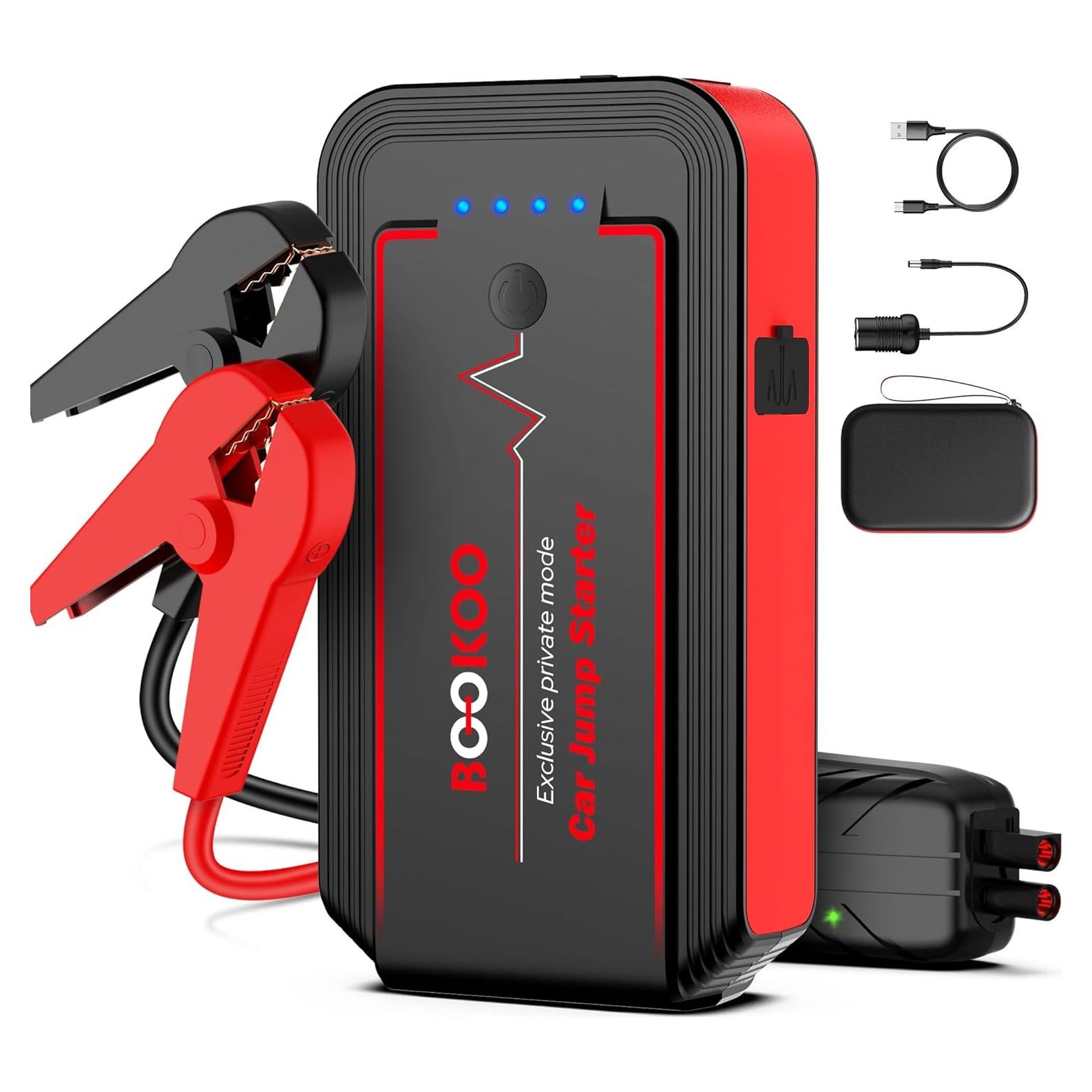 Arrancador de Batería 3000A BOOKOO H9 Portátil 12V