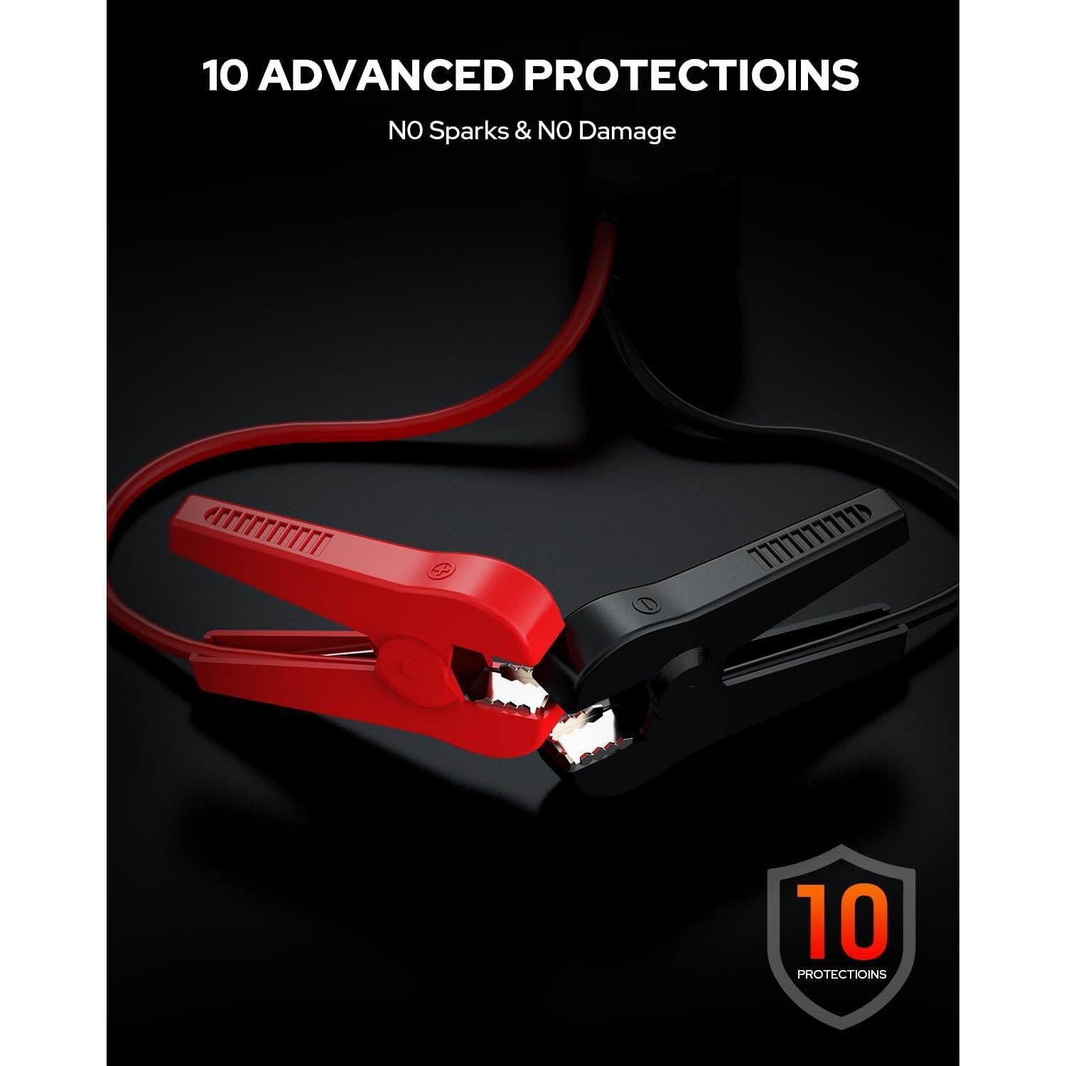 Arrancador de Batería 3000A BOOKOO H9 Portátil 12V