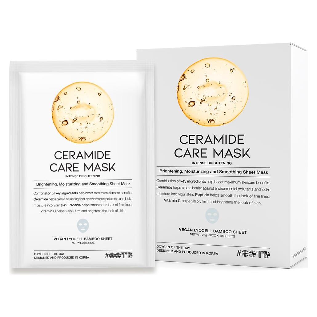 Mascarilla de Tela Ceramida OOTD Hidratante 10 Piezas