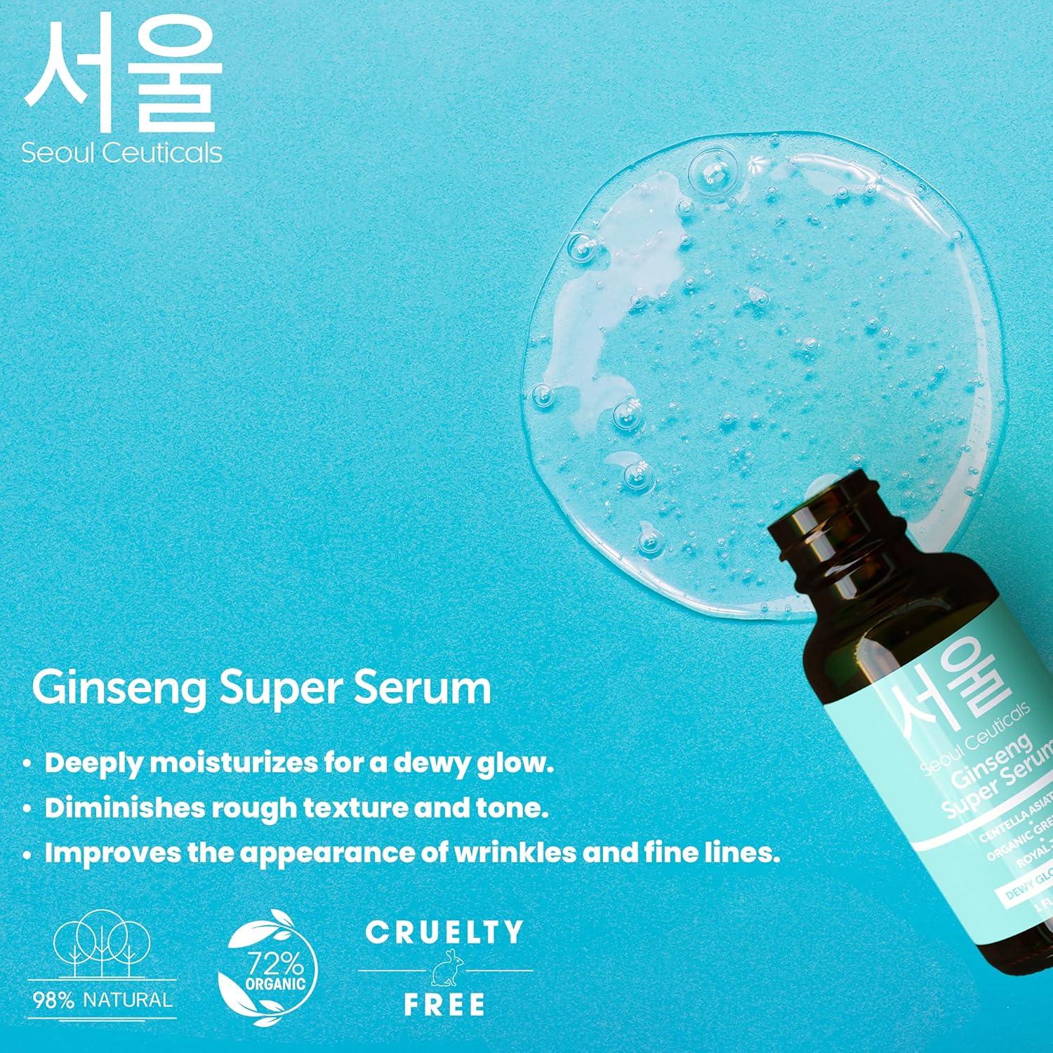 Suero de Ginseng SeoulCeuticals 30ml K Beauty Hidratante