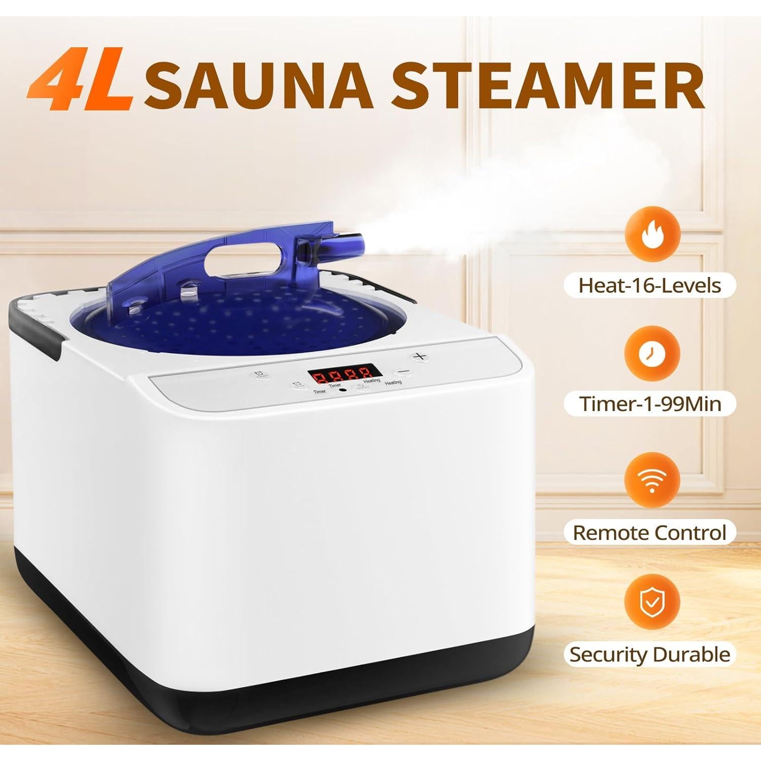 Máquina de vapor para sauna Simivol ZG-4L 1500W 4L