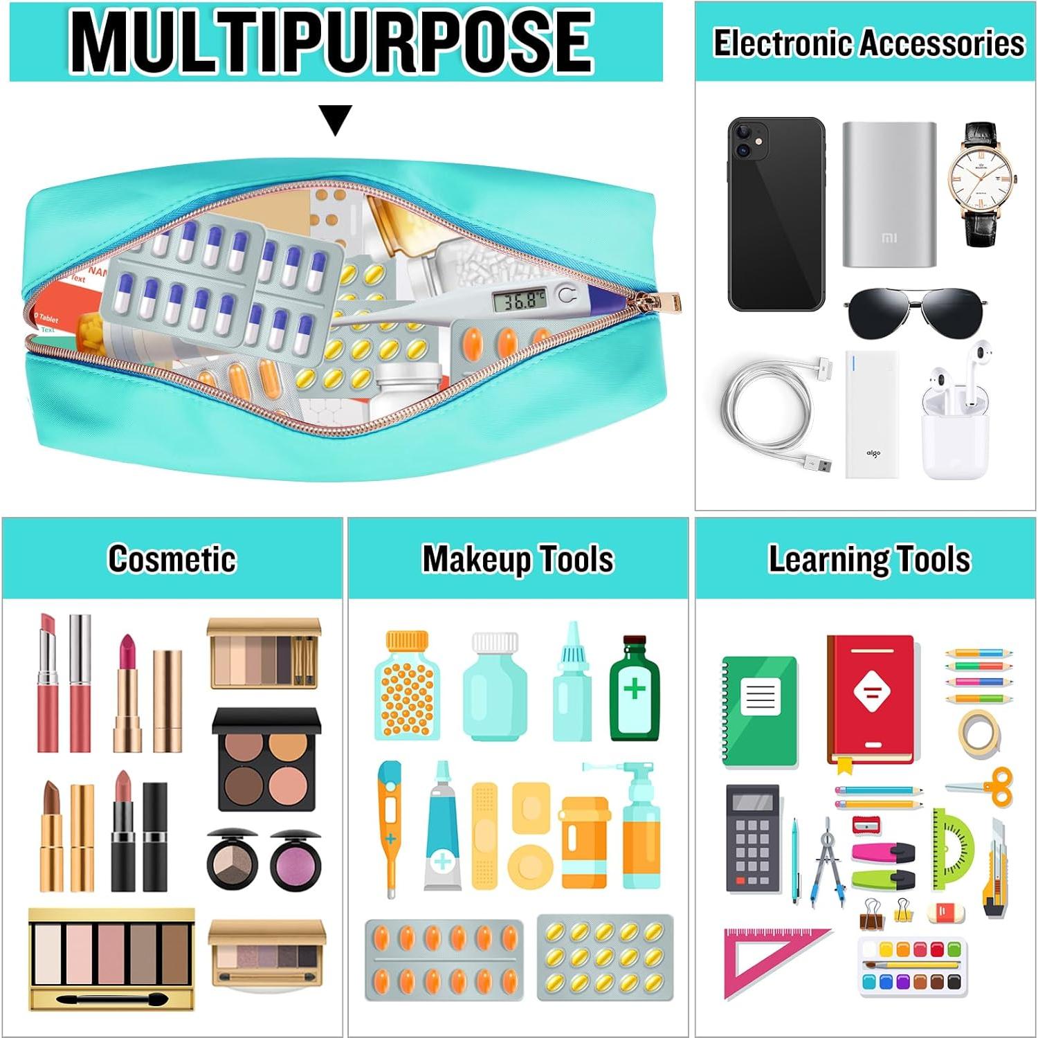 Bolsa de Medicina Transparente Izuzta Verde 27.5x15.5cm