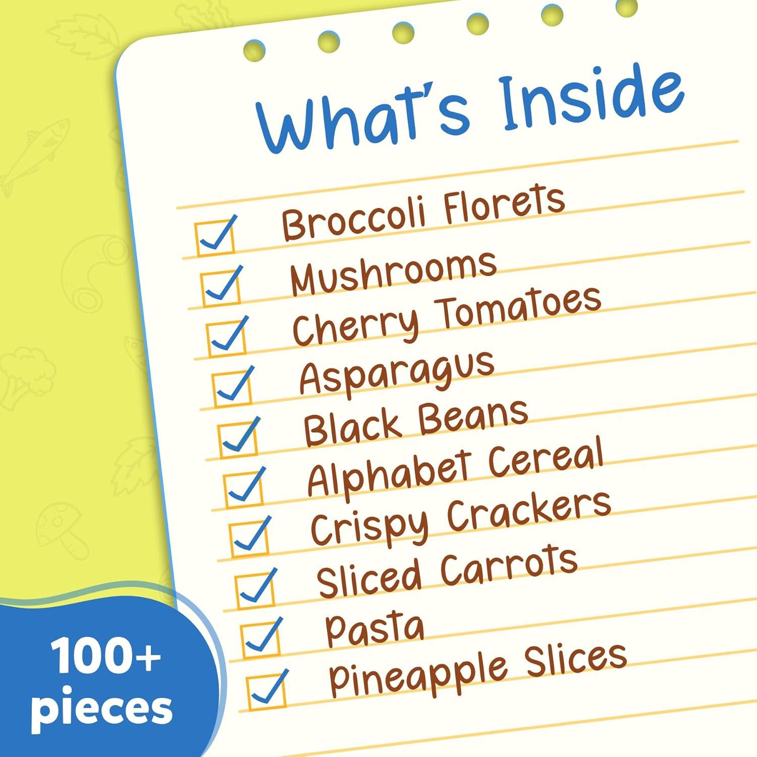 Skillmatics Grocery Set - 100+ Pieces, Play Foods, Realistic Pretend Play Toys, Kids Kitchen Set, Gifts for Girls & Boys Ages 3, 4, 5 & Up