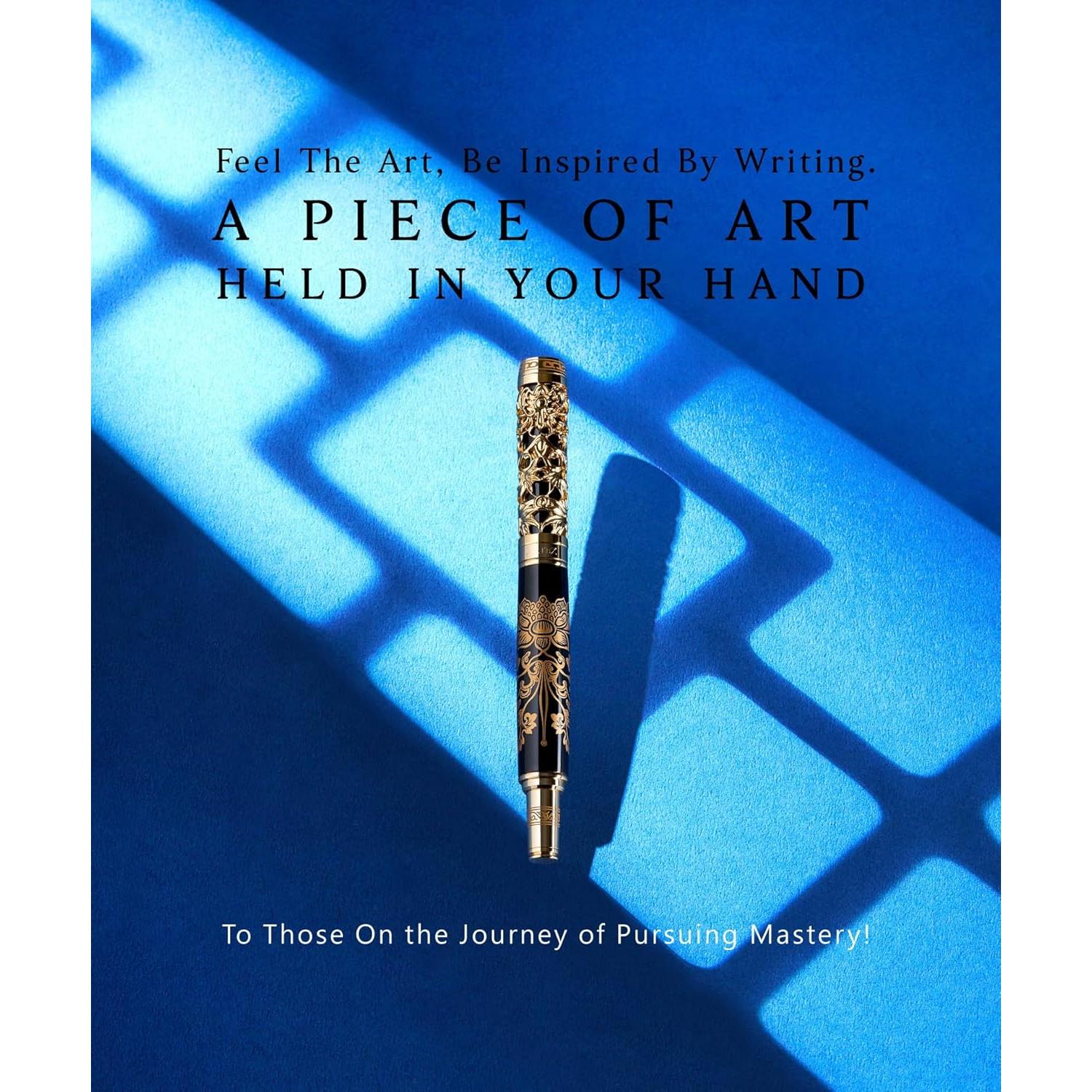 Bolígrafo de lujo ARTEX con soporte de mármol - Recarga SCHMIDT