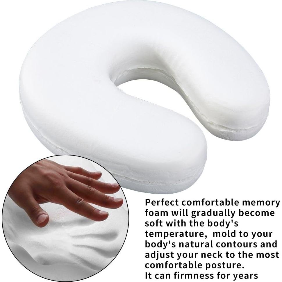 Almohada de Espuma con Memoria Mr.Ho Azul para Cuello y Cabeza