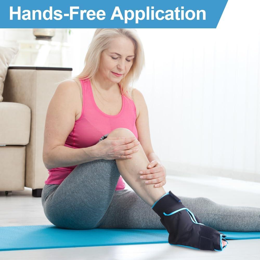 Paquete de Hielo para Pie y Tobillo NEWGO - Terapia Fría y Caliente