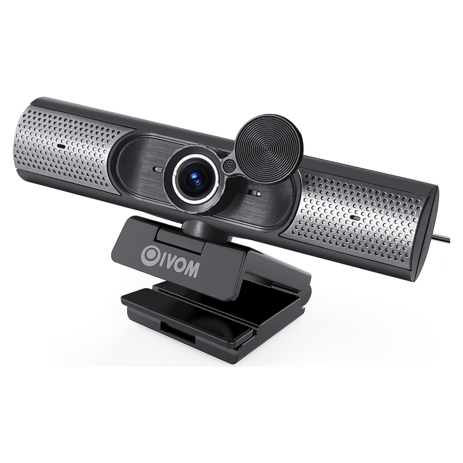 Cámara Web Oivom 1080P con Micrófono y Altavoz 3 en 1