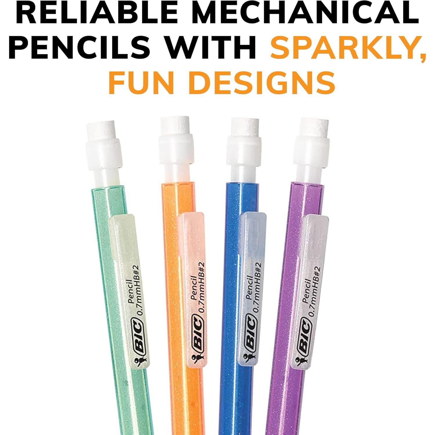 Lápices Mecánicos BIC Xtra-Sparkle 0.7mm Paquete 24