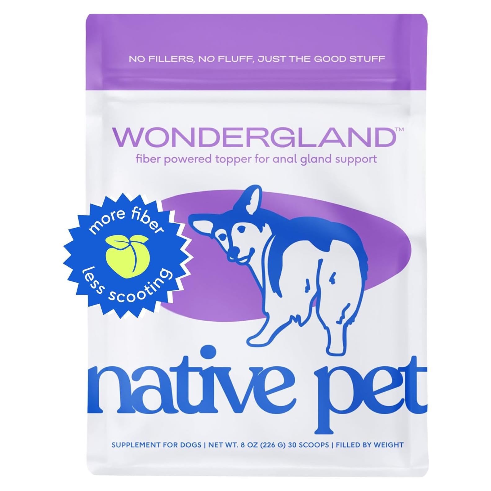 Suplemento Digestivo para Perros Native Pet WonderGland 30 Porciones