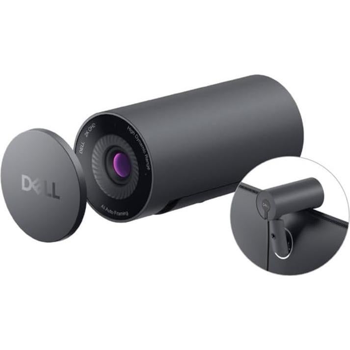 Cámara Web Dell UltraSharp 4K WB7022 con Tapa Privacidad