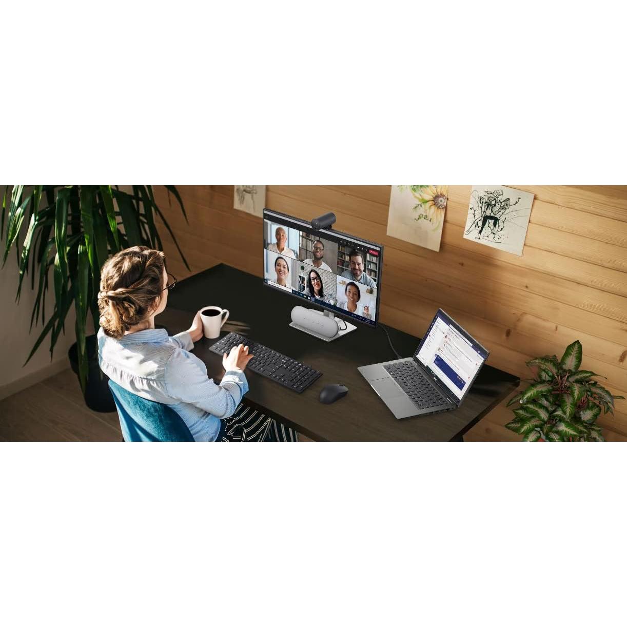 Cámara Web Dell UltraSharp 4K WB7022 con Tapa Privacidad