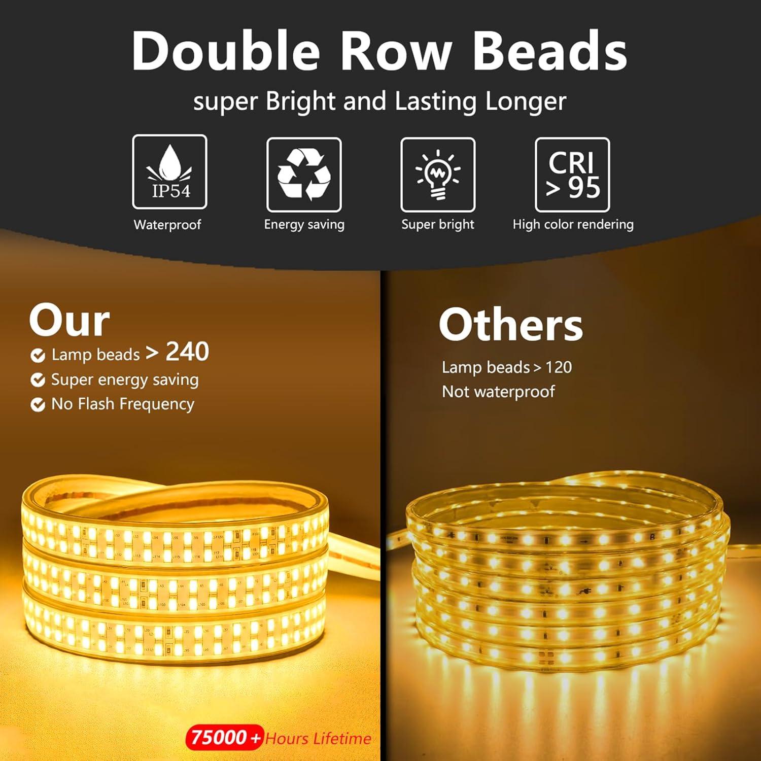 Espejo de Baño LED BVMDPW 101.6x61 cm Rectangular Anti-vaho