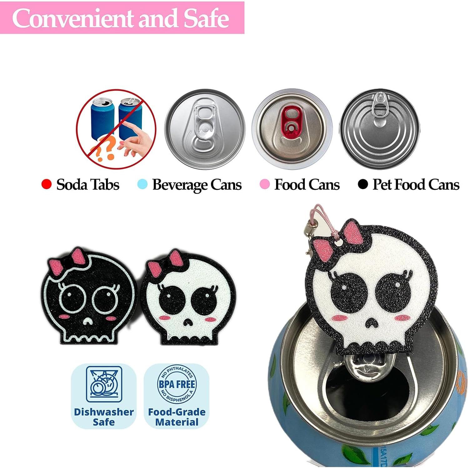 Abrebotellas de Lata CTABPALS Negro para Uñas Largas y Artritis