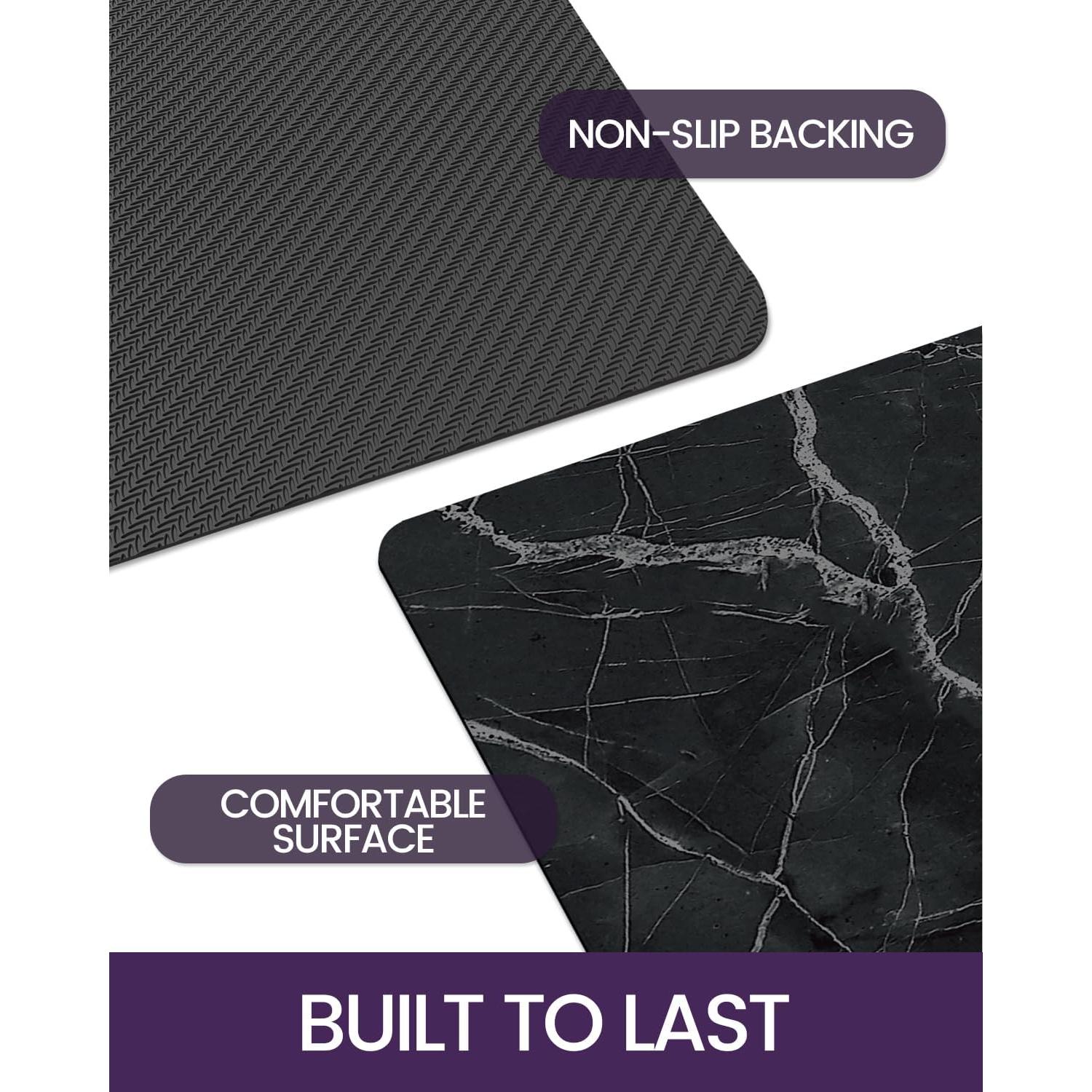 Alfombra de Baño DEXI 40x60 cm Antideslizante Negra