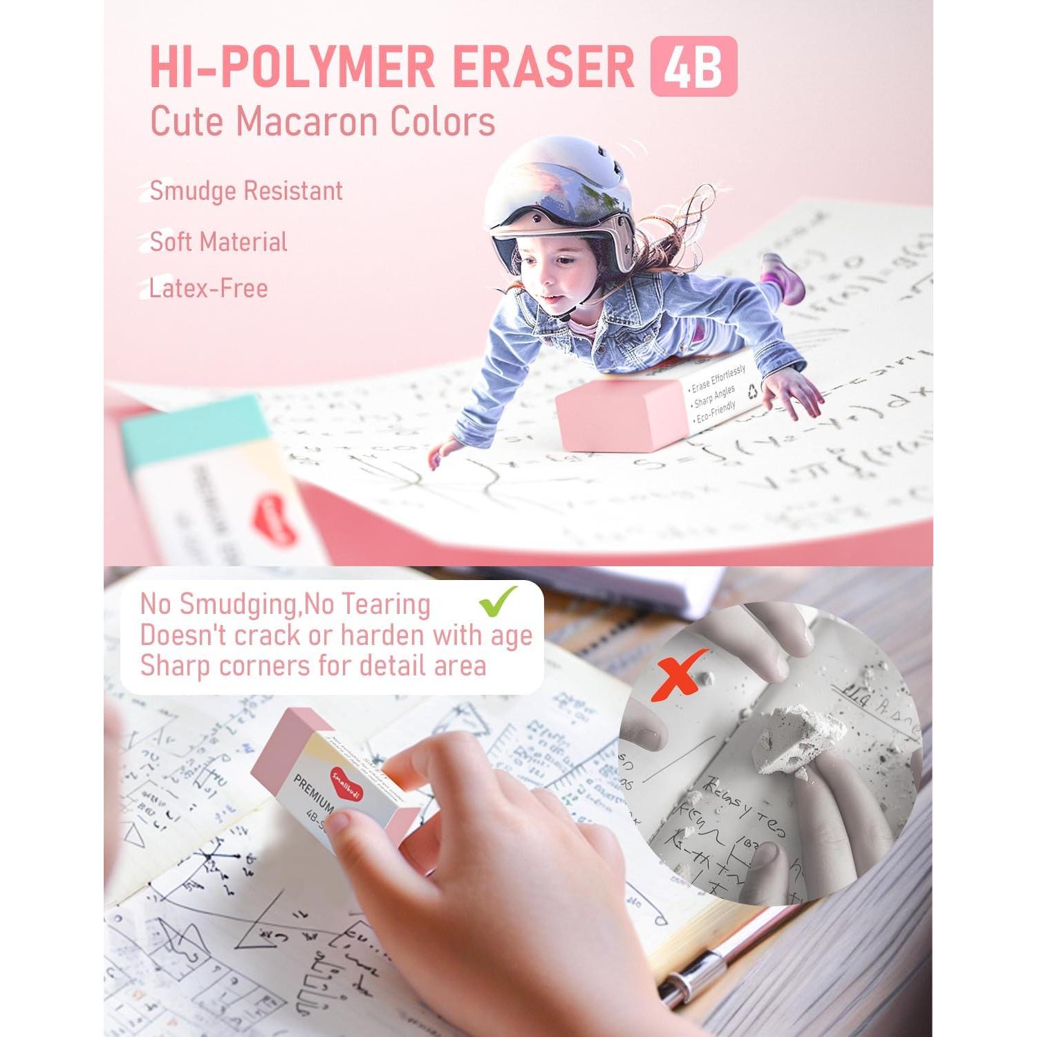 Juego de 6 lápices mecánicos Smallbudi 0.5mm pastel