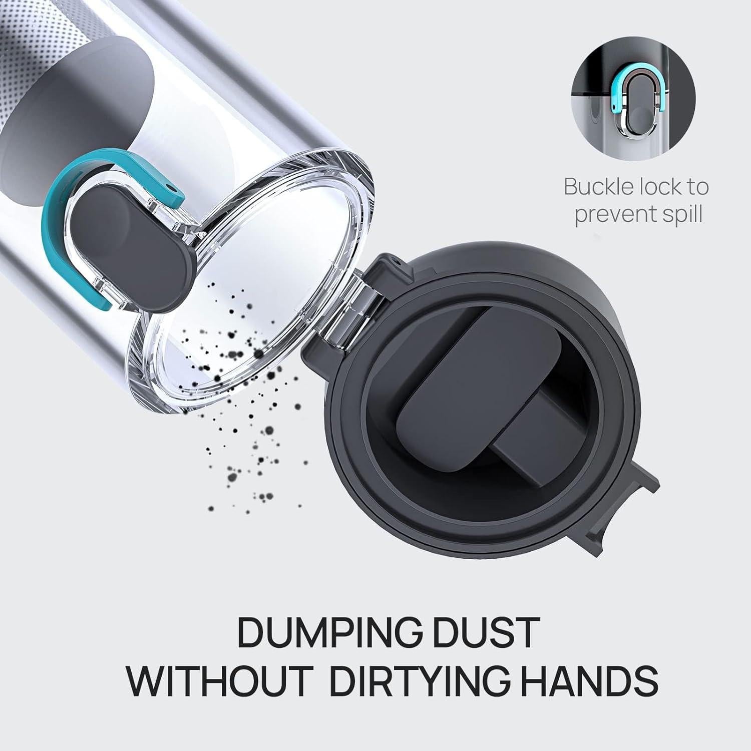 Aspiradora de Coche Ofuzzi H8 Apex 12000Pa Portátil Gris