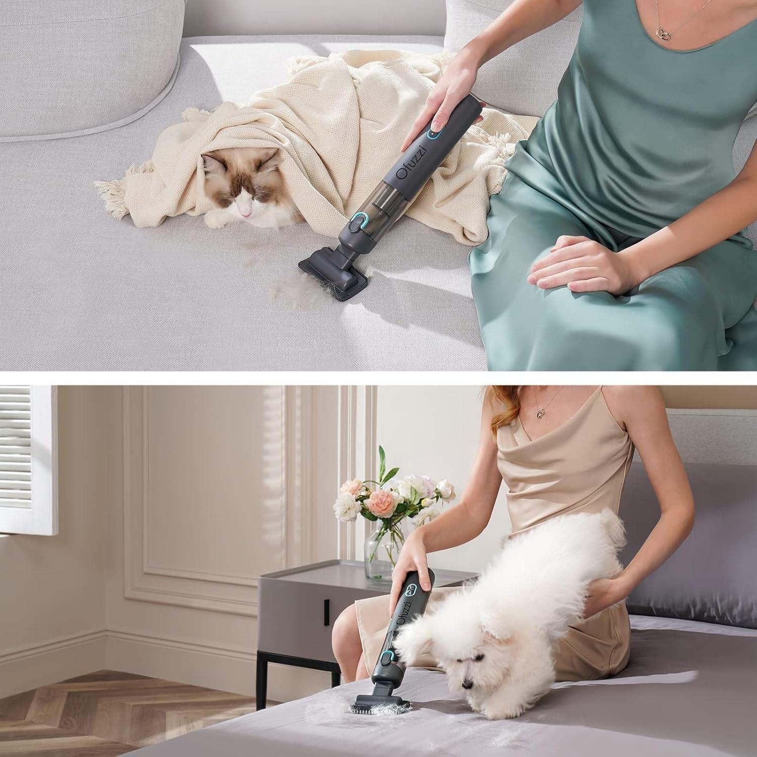 Aspiradora de Coche Ofuzzi H8 Apex 12000Pa Portátil Gris