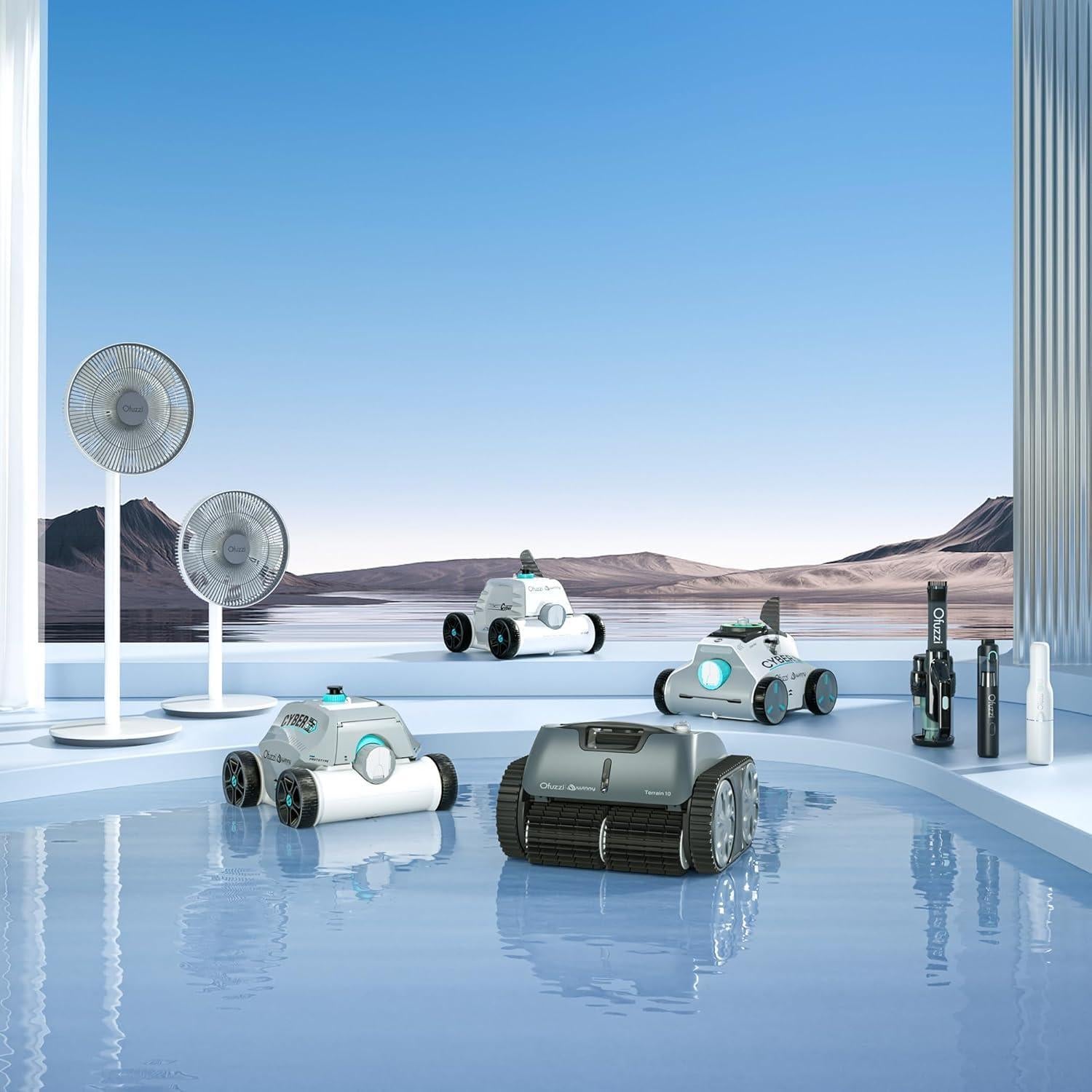 Aspiradora de Coche Ofuzzi H8 Apex 12000Pa Portátil Gris