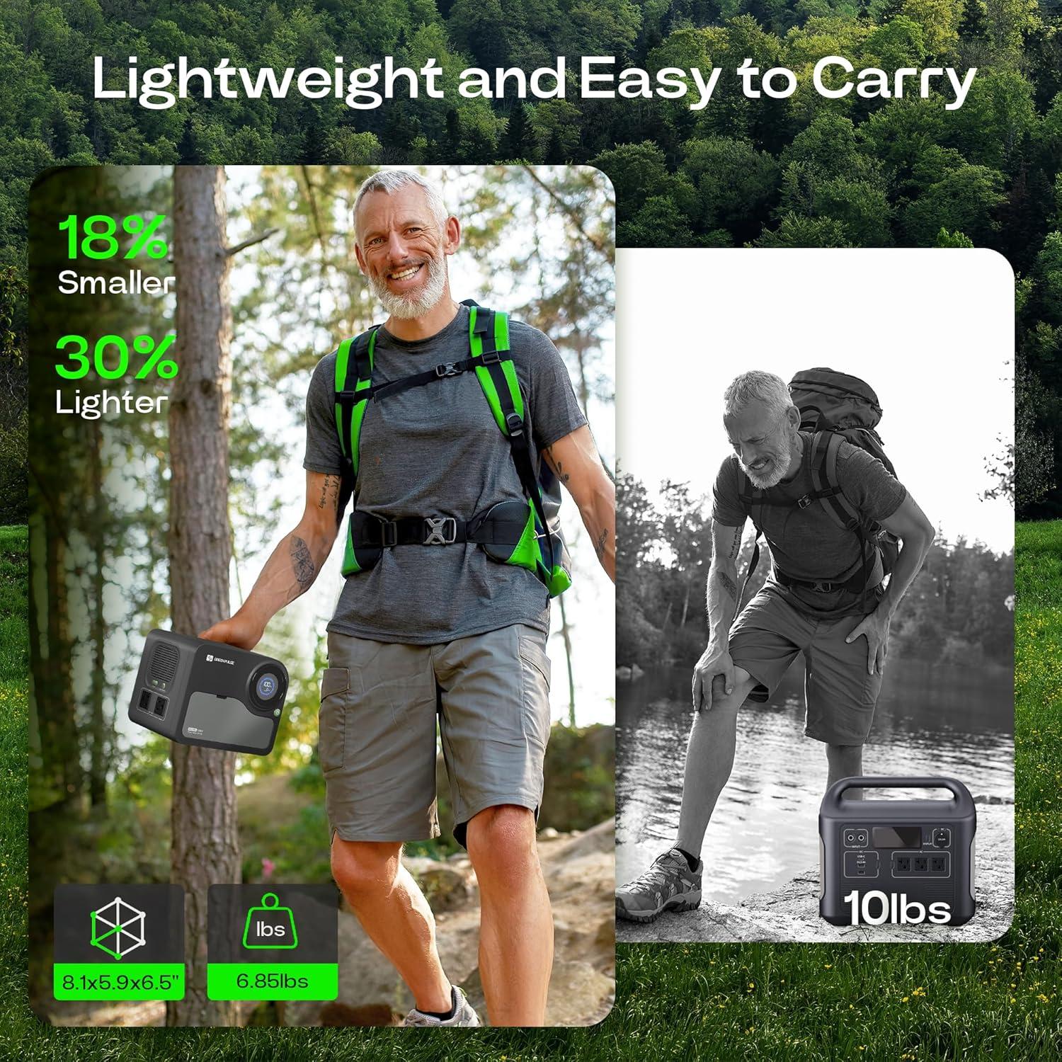 Estación de Energía Portátil Green Pulse 299.7Wh 330W 8 Puertos