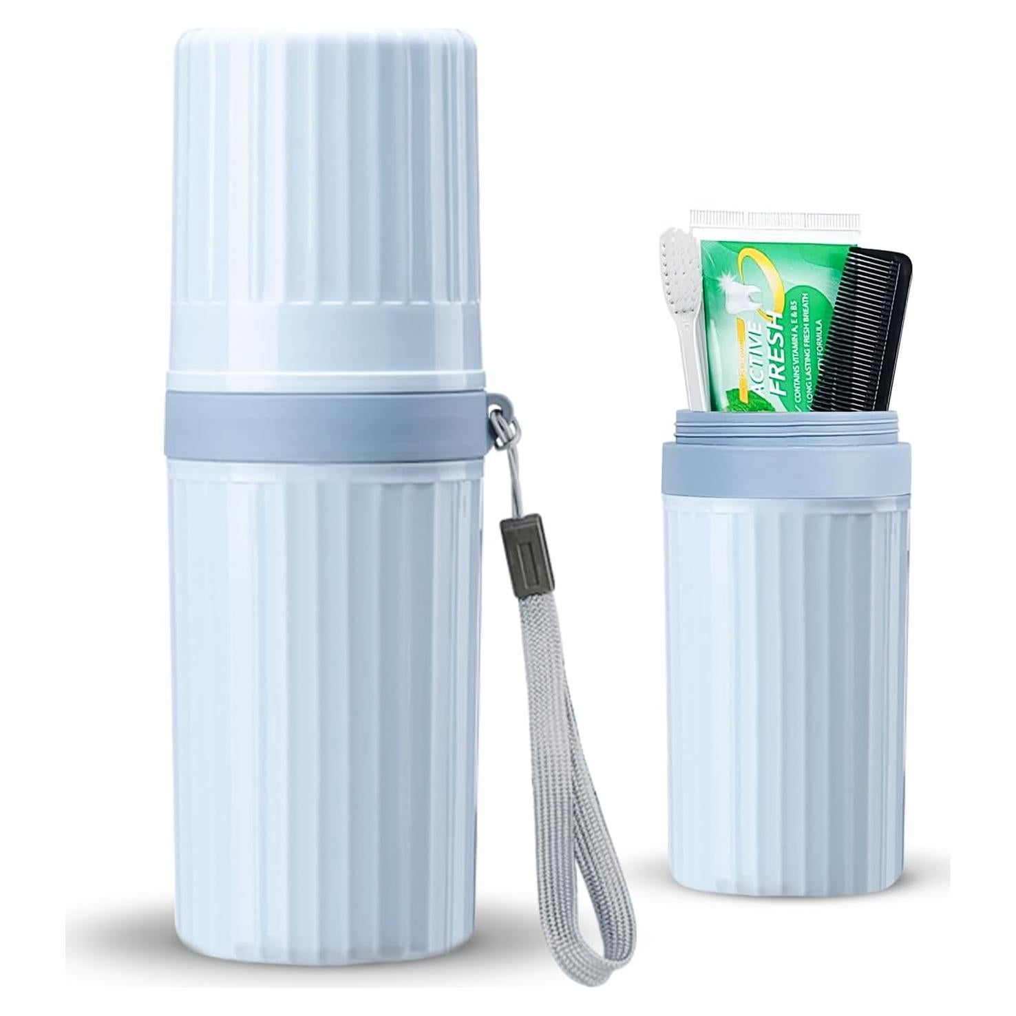 Estuche de Cepillo de Dientes de Viaje LIKAJON Azul 20.3 cm