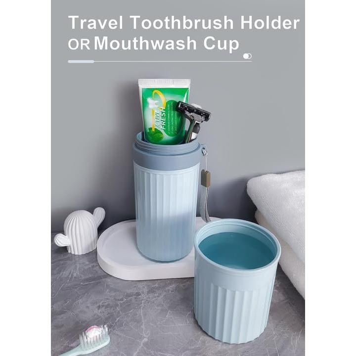 Estuche de Cepillo de Dientes de Viaje LIKAJON Azul 20.3 cm